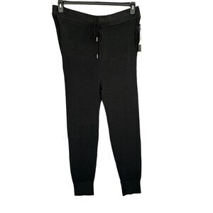Black Tape SZ 1X-Large Sweater Joggers Pants Pocket Stretch Ribbed Charcoal Gray